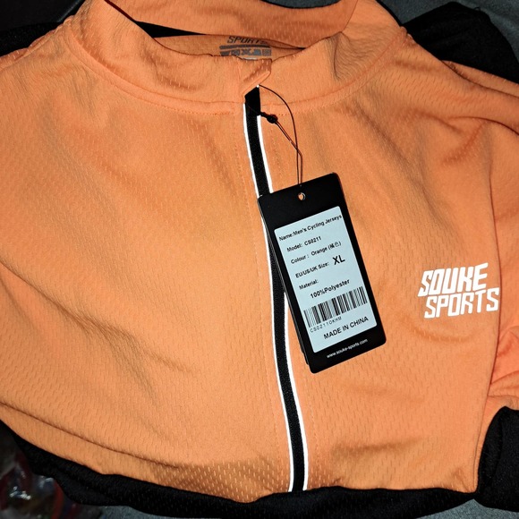 XL Large - Men's Short Sleeve Cycling Jersey Breathable Short Sleeve - Picture 2 of 7